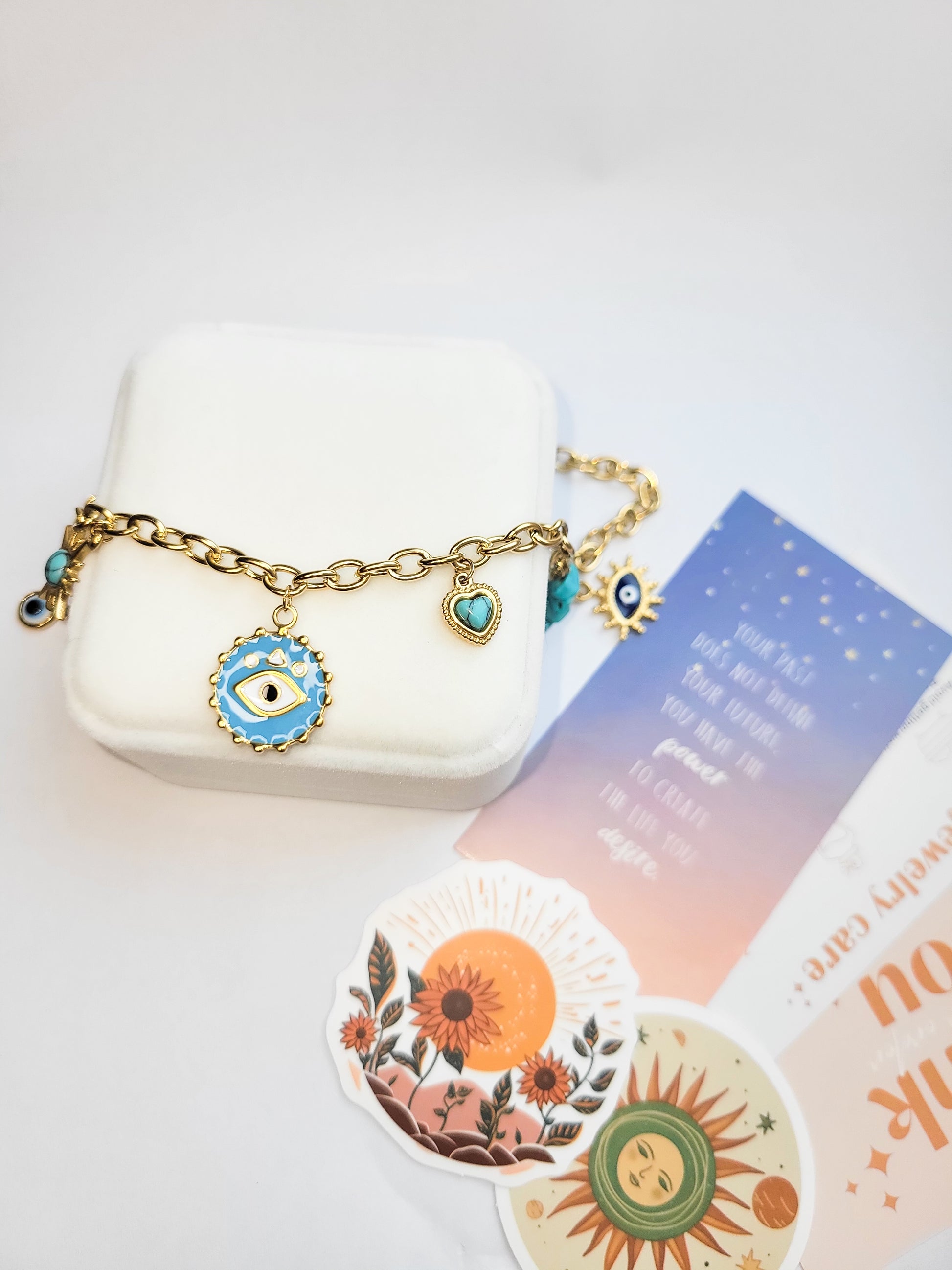 Evil Eye of Protection Necklace - Blue