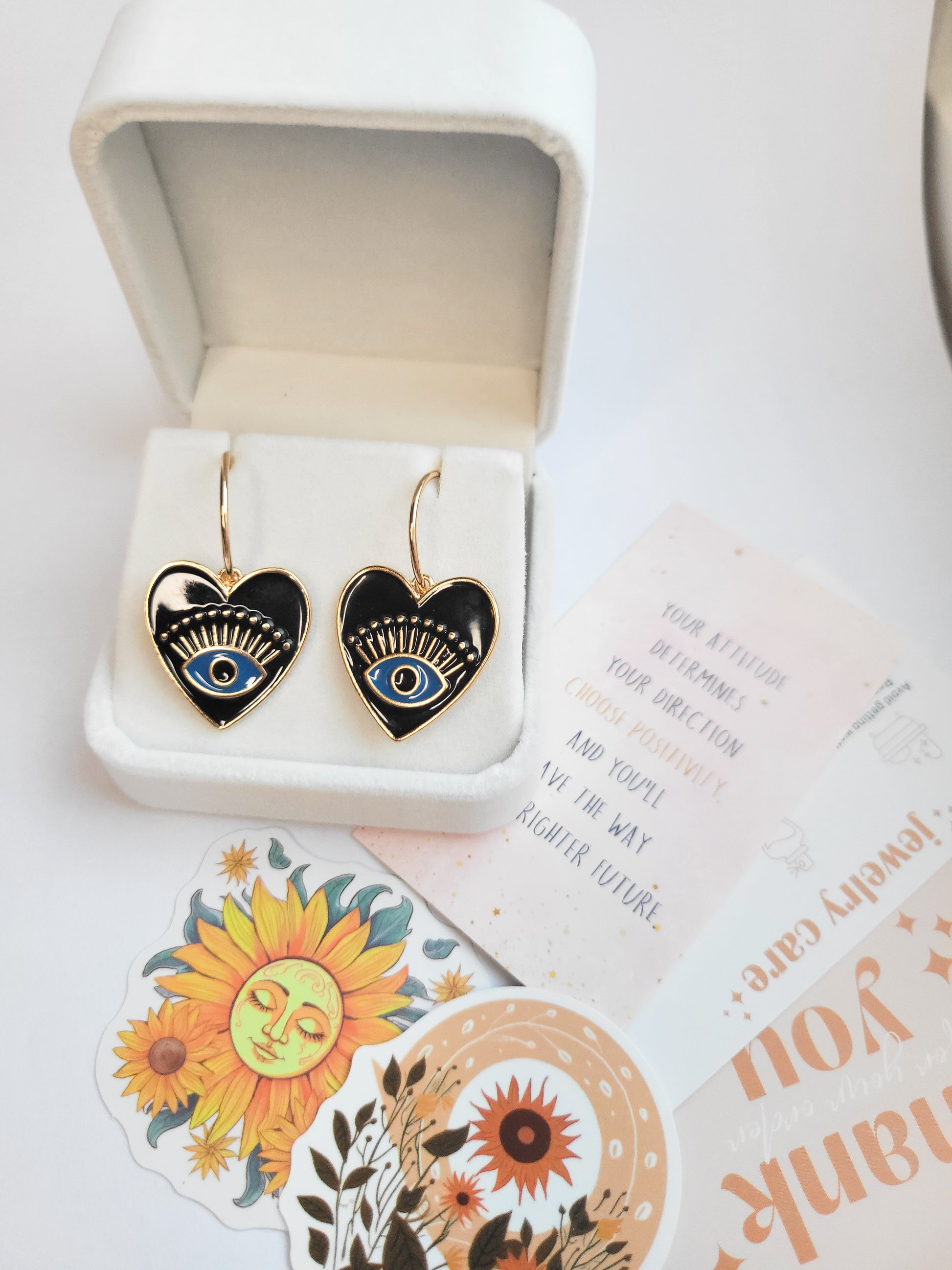 Black Eye of Protection Earrings